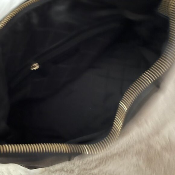 Michael Kors Black Pebble Leather with Braided Trim - Hobo - Picture 4 of 5